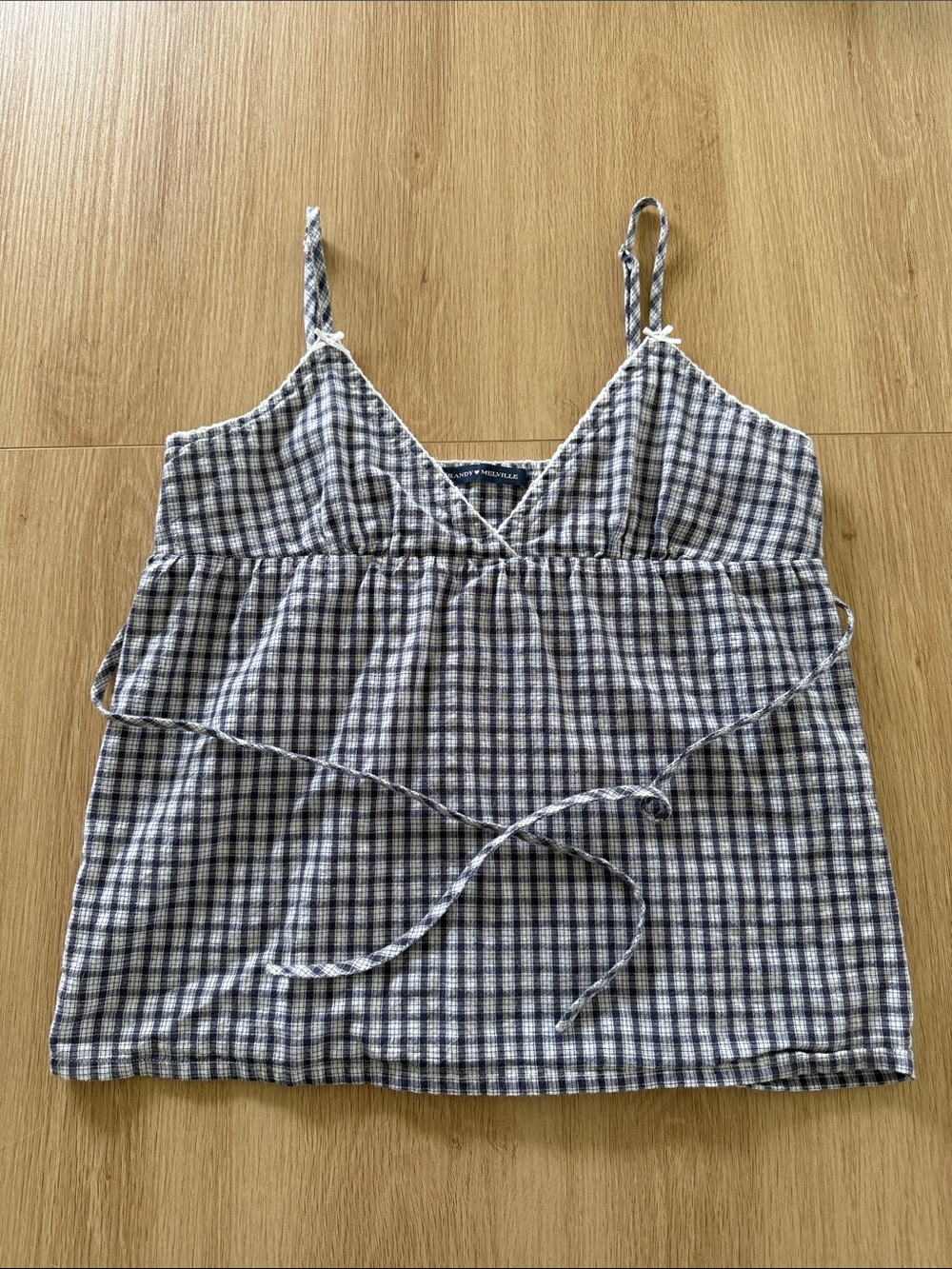 brandy melville gingham top